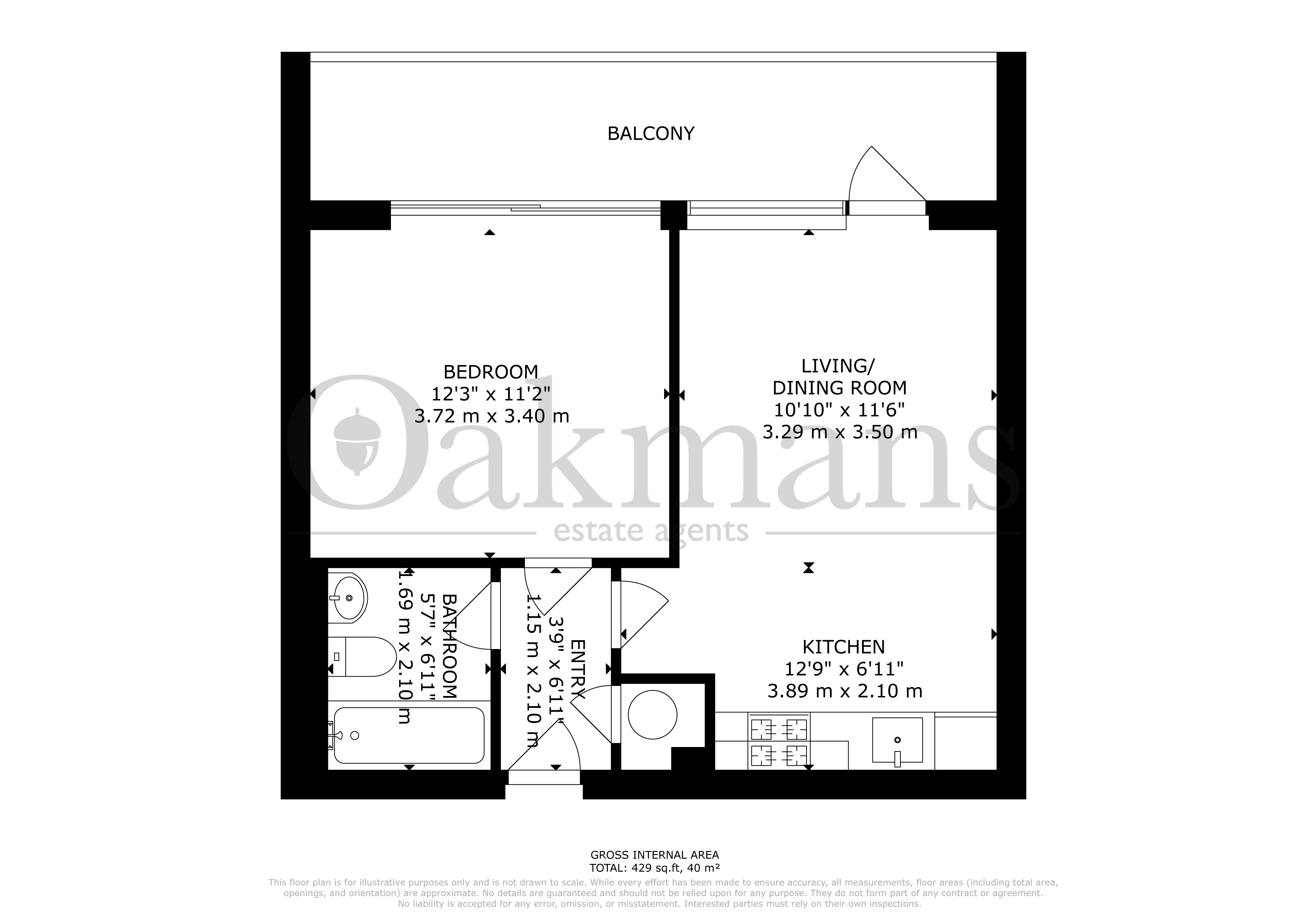 Apartment 218, Landmark,, Waterfront West, West Midlands floorplan