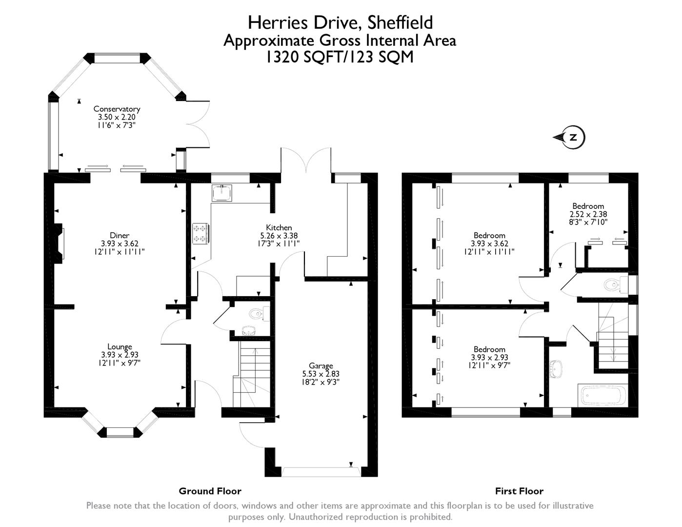 3 Bedrooms Semi-detached house for sale in Herries Drive, Sheffield S5