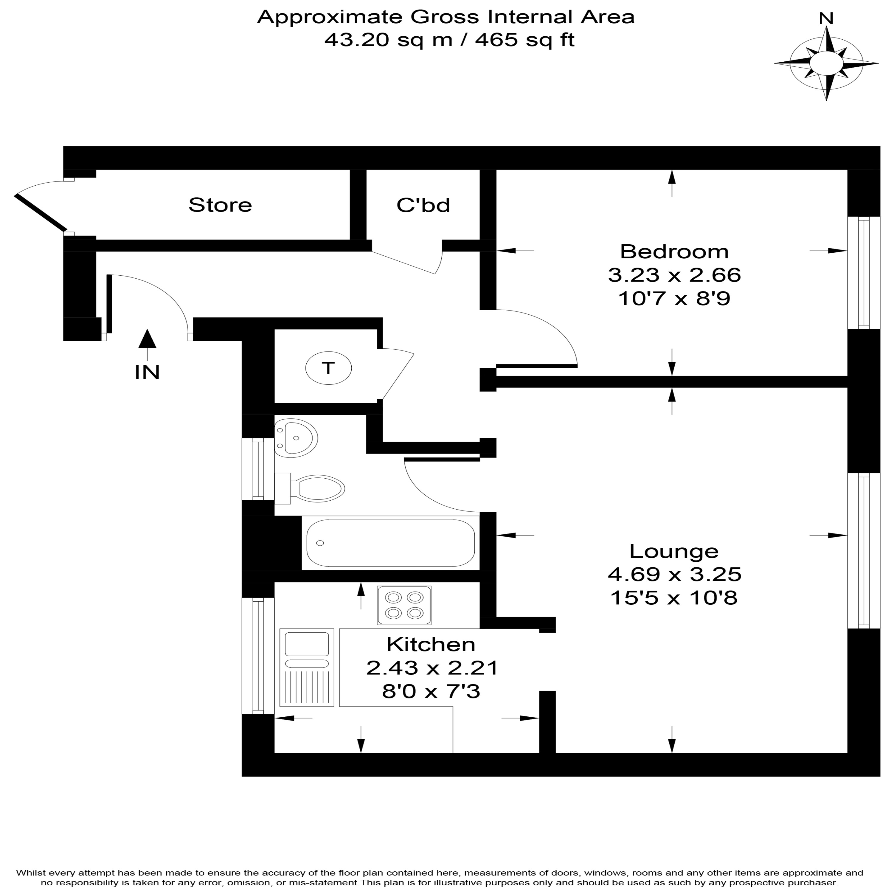25, Aldworth Close, Bracknell floorplan