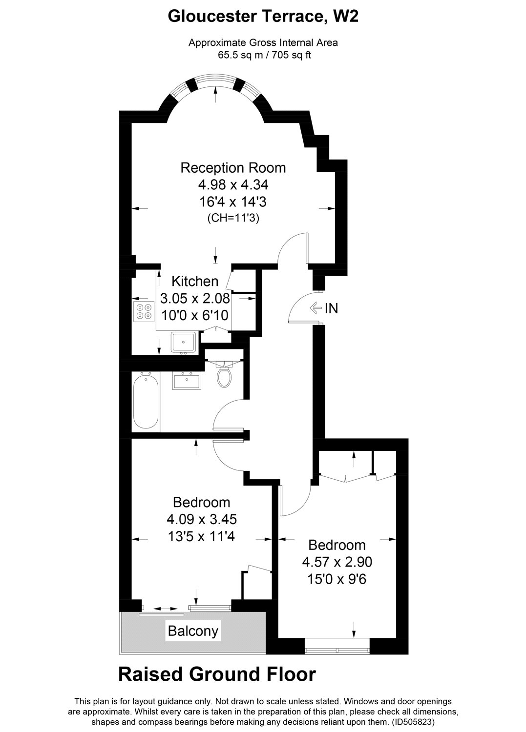 2 Bedrooms Flat for sale in Gloucester Terrace, London W2