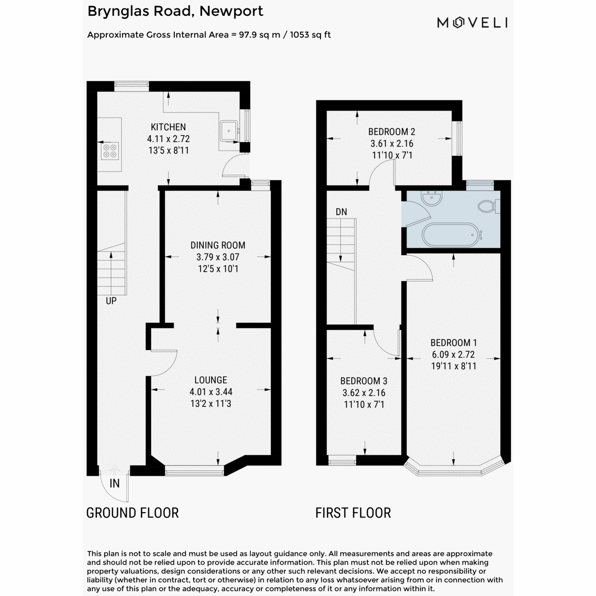 16, Brynglas Road, Newport floorplan