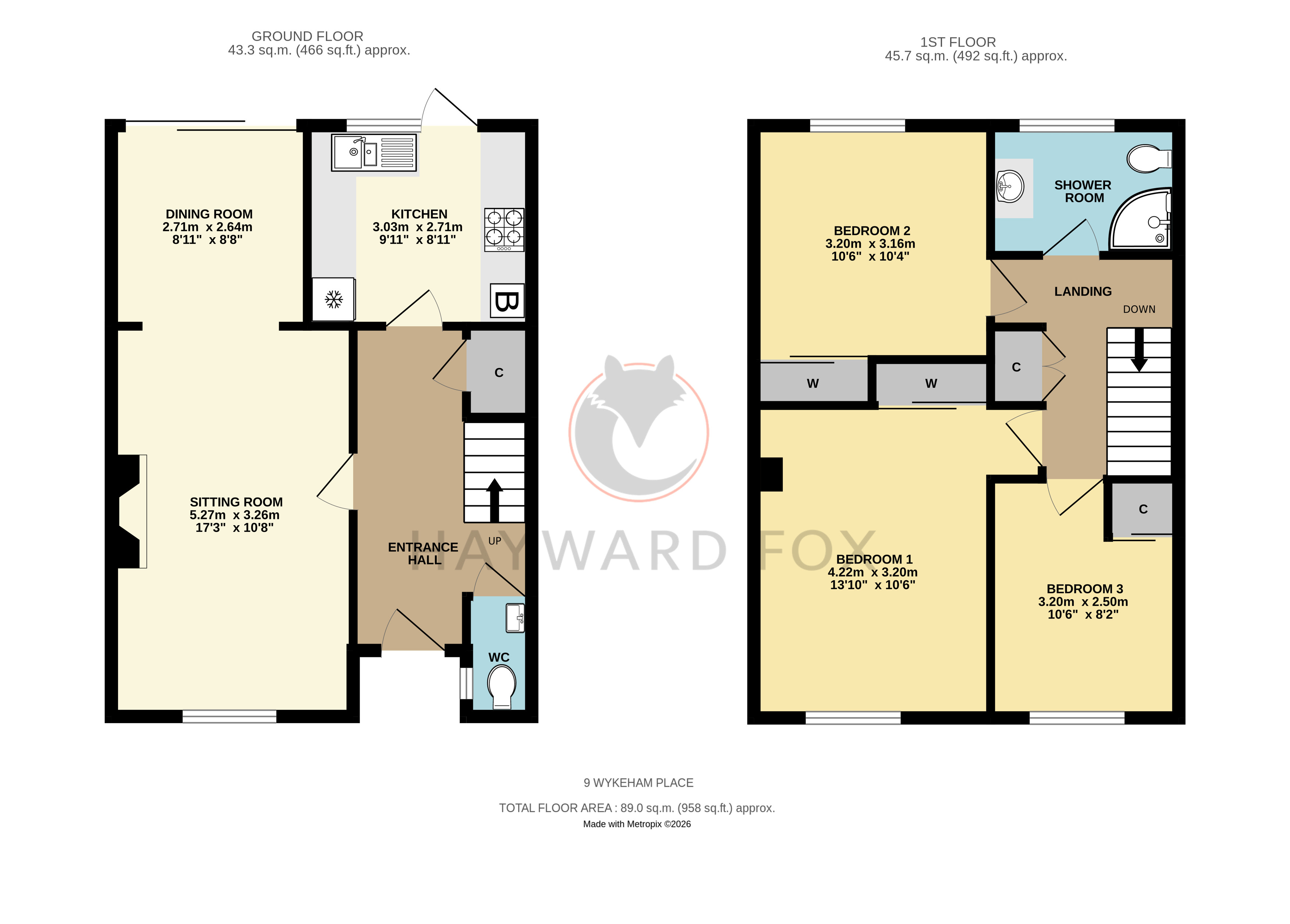 9, Wykeham Place, Hampshire floorplan