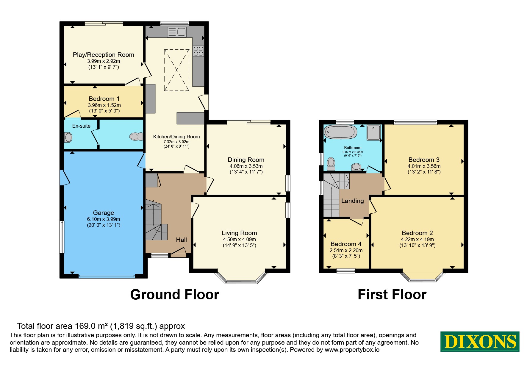 113, Grove Road, Birmingham floorplan
