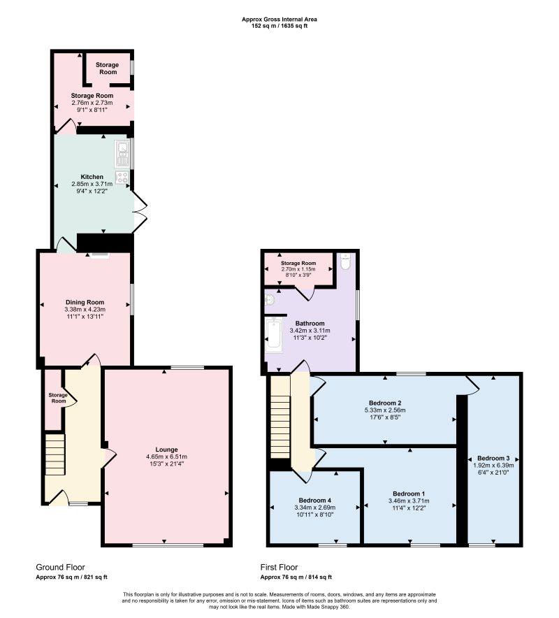 15 Richard Street, Pontypridd floorplan