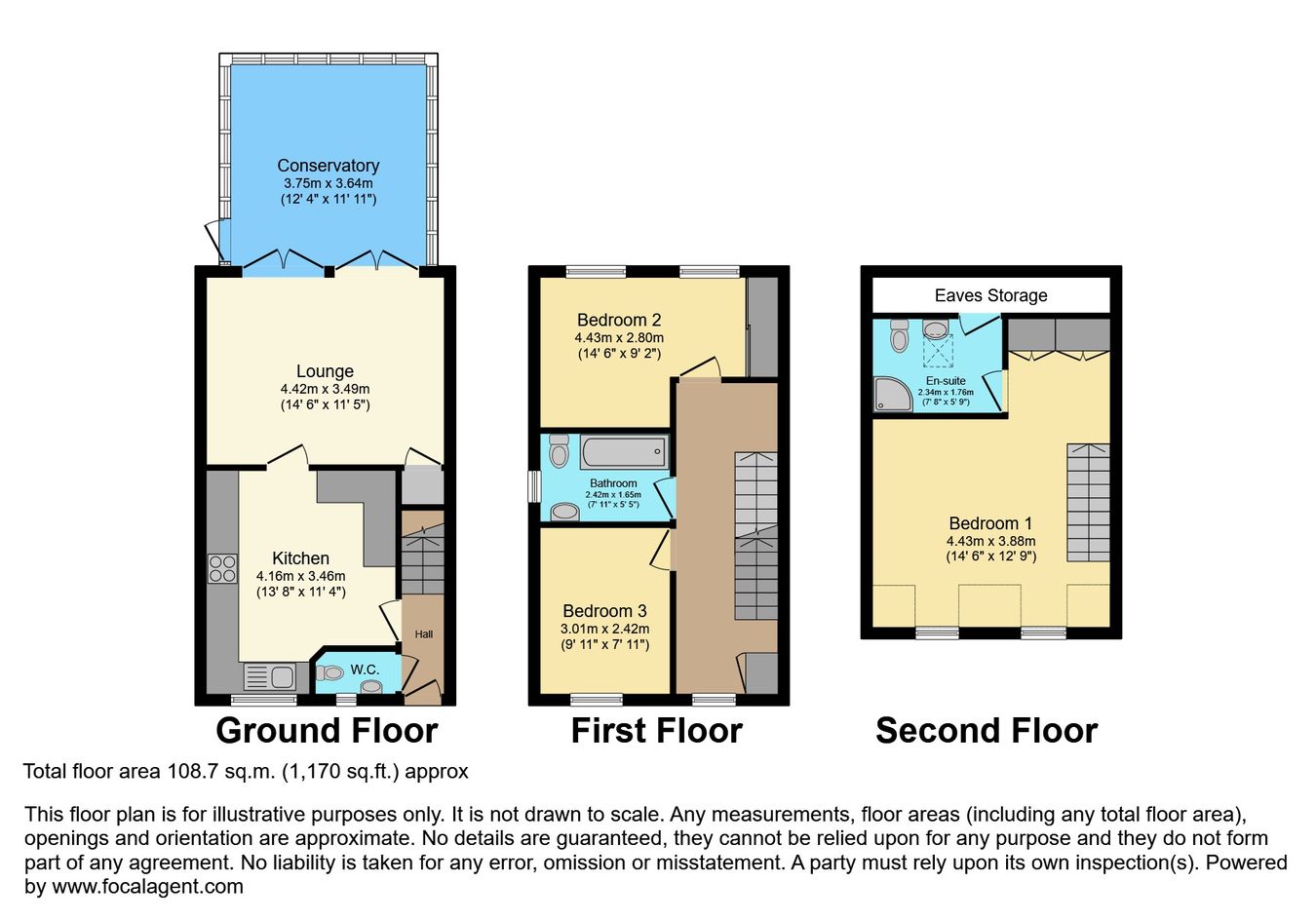 32, Cricklewood Drive, Stoke-on-Trent floorplan