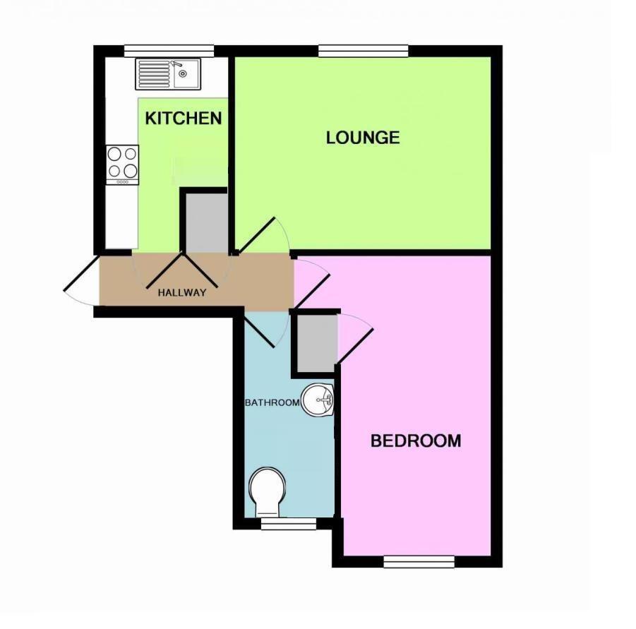 Flat 20, Chasewater Court, St. Benedicts Close, Aldershot floorplan