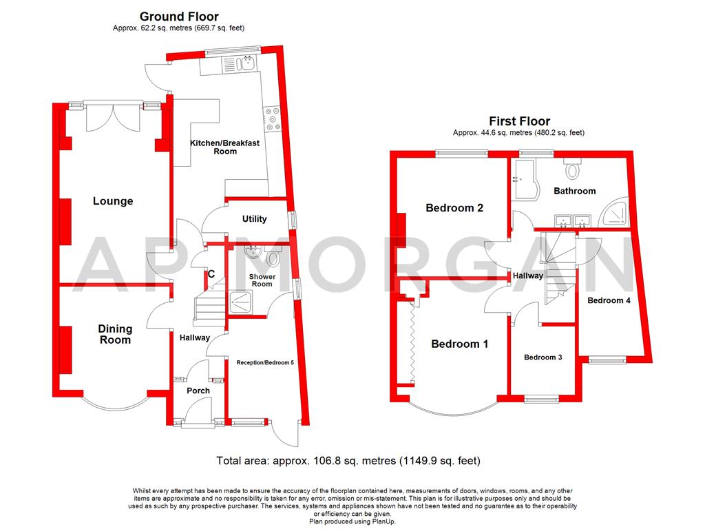 60, Watwood Road, West Midlands floorplan