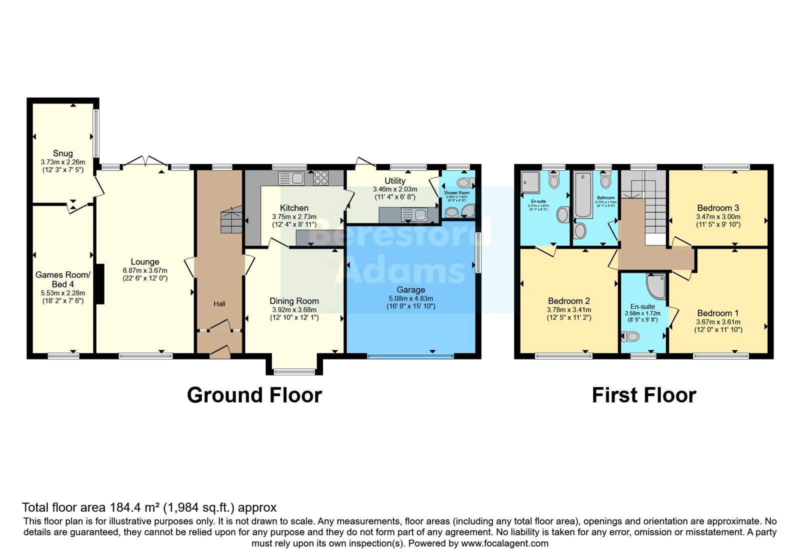 Llanrwst Road, Glan Conwy, Colwyn Bay, Conwy, LL28 floorplan