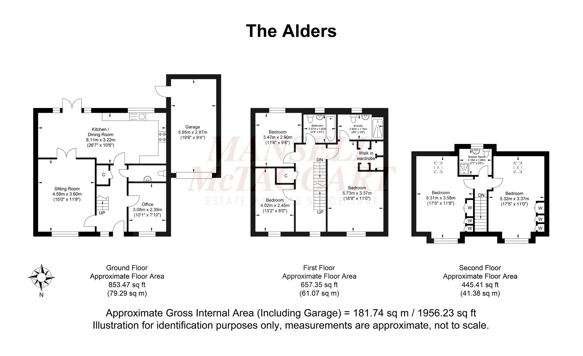 61 The Alders, Billingshurst floorplan