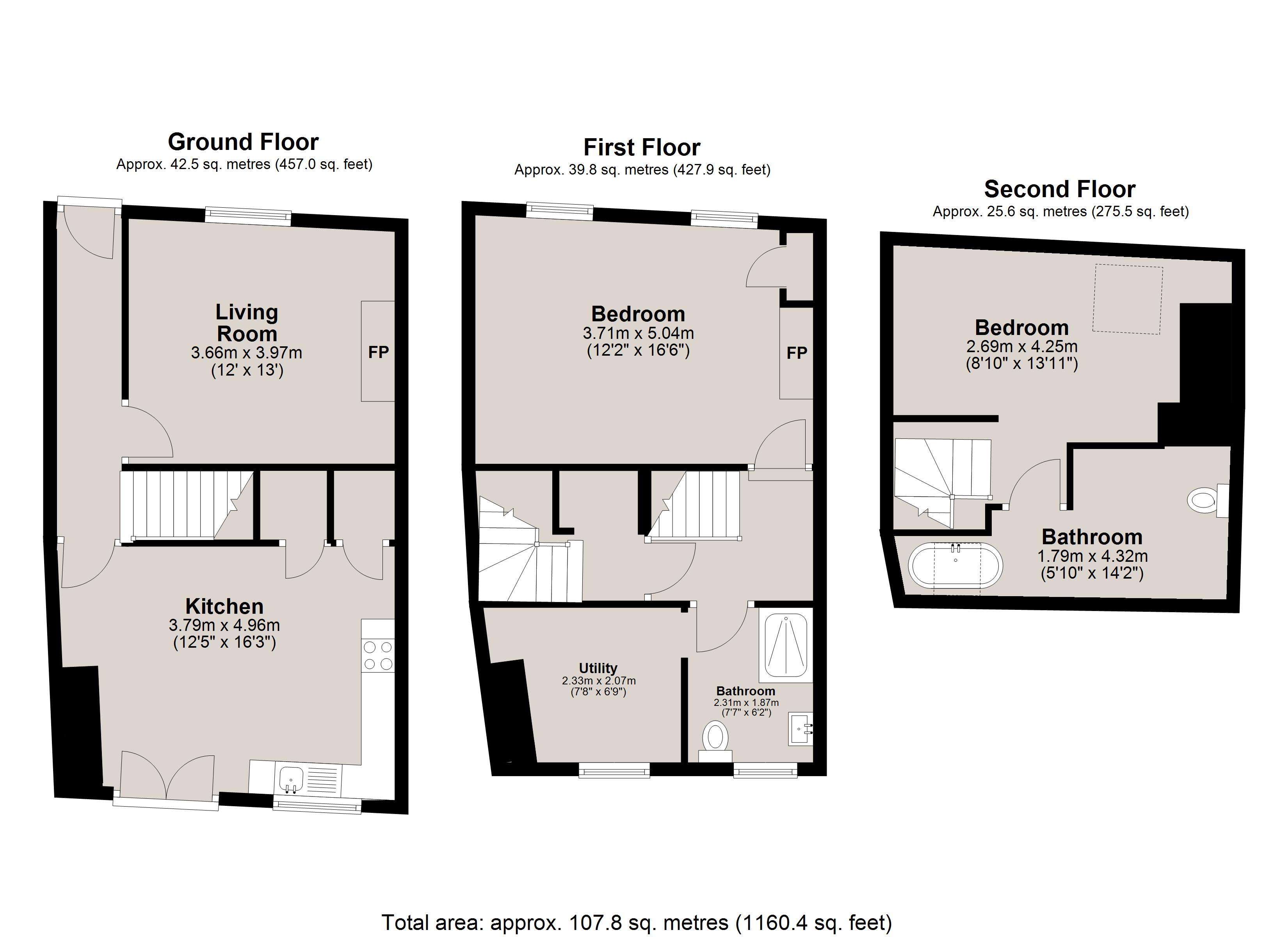 6, Summerhill Street, Newcastle Upon Tyne floorplan