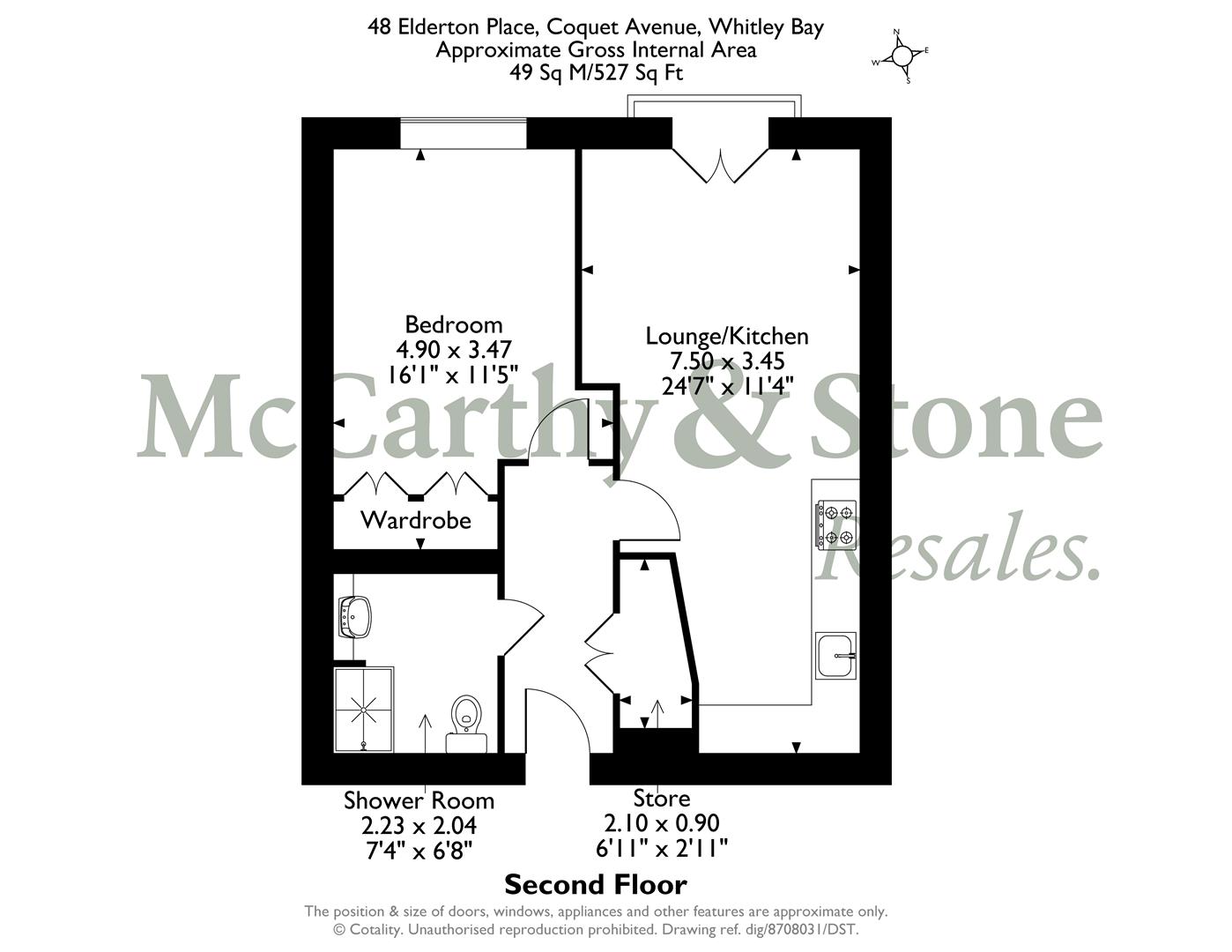 Coquet Avenue, Whitley Bay floorplan