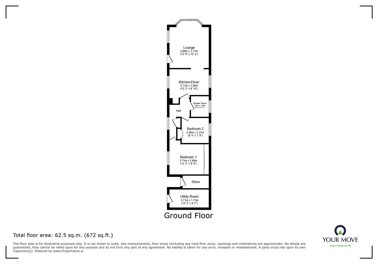 14, Cedar Close, Torksey floorplan