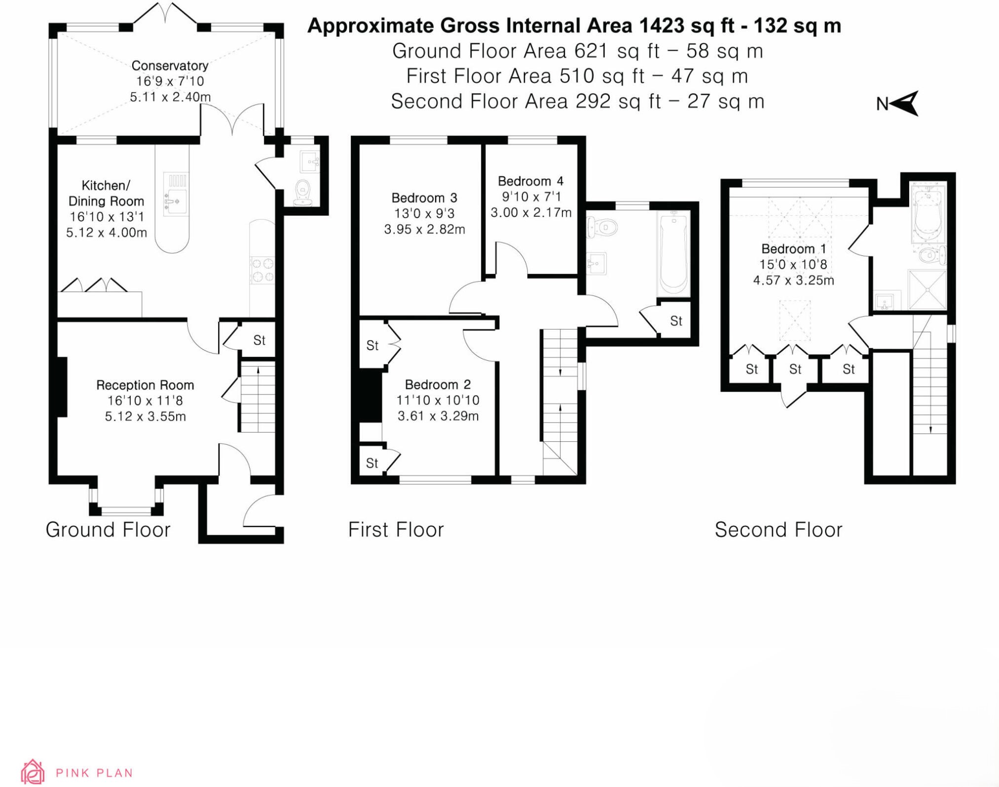 Rose Tree Cottage,, Glen Road, Hindhead floorplan