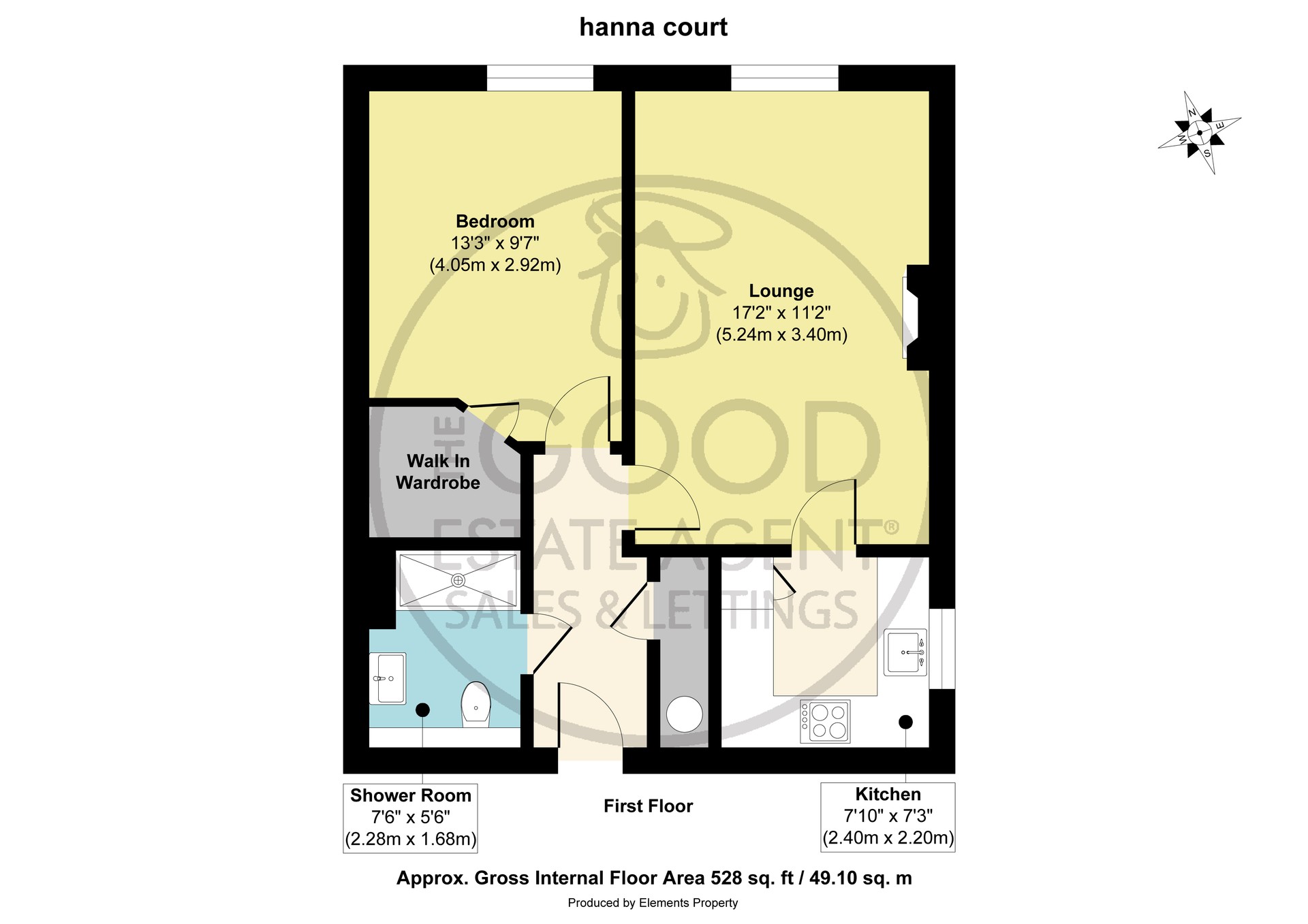 Flat 22, Hanna Court 195-199 Wilmslow Road Handforth, Wilmslow floorplan