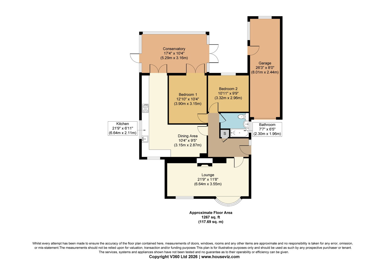 1, Primrose Dene, Knottingley floorplan