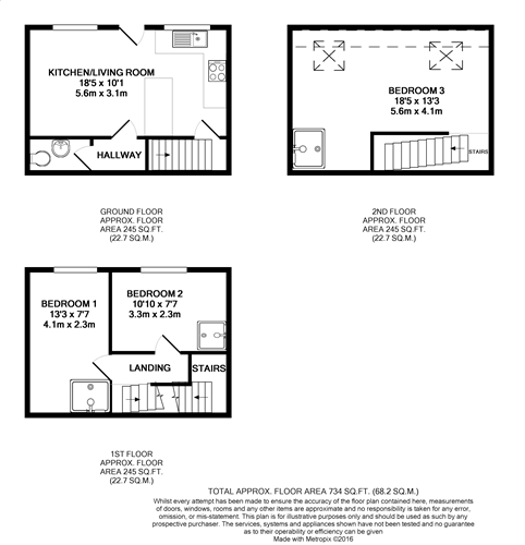 2 Bedrooms End terrace house to rent in Harold View, Hyde Park, Leeds LS6