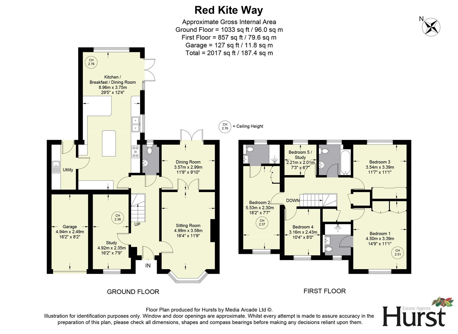 26, Red Kite Way, High Wycombe floorplan