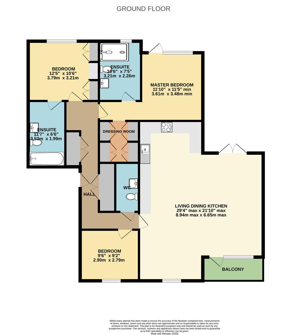 4 Meadow Bank, Cooperative Street, Stockport floorplan