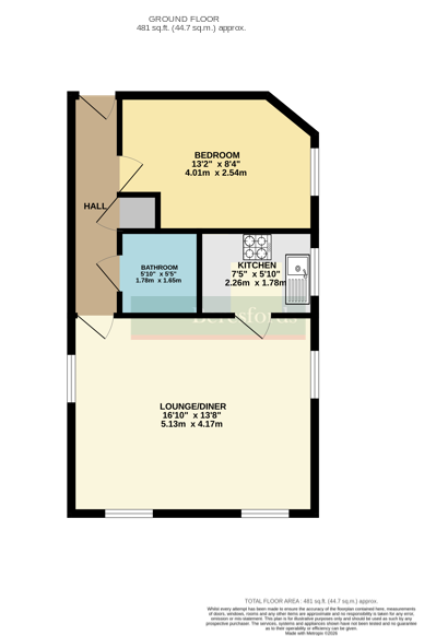 4, Buckingham Court, Dunmow floorplan
