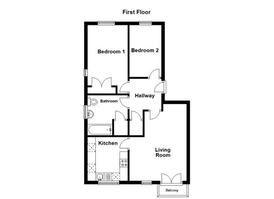 2 Bedrooms Flat to rent in River Bank Close, Maidstone ME15