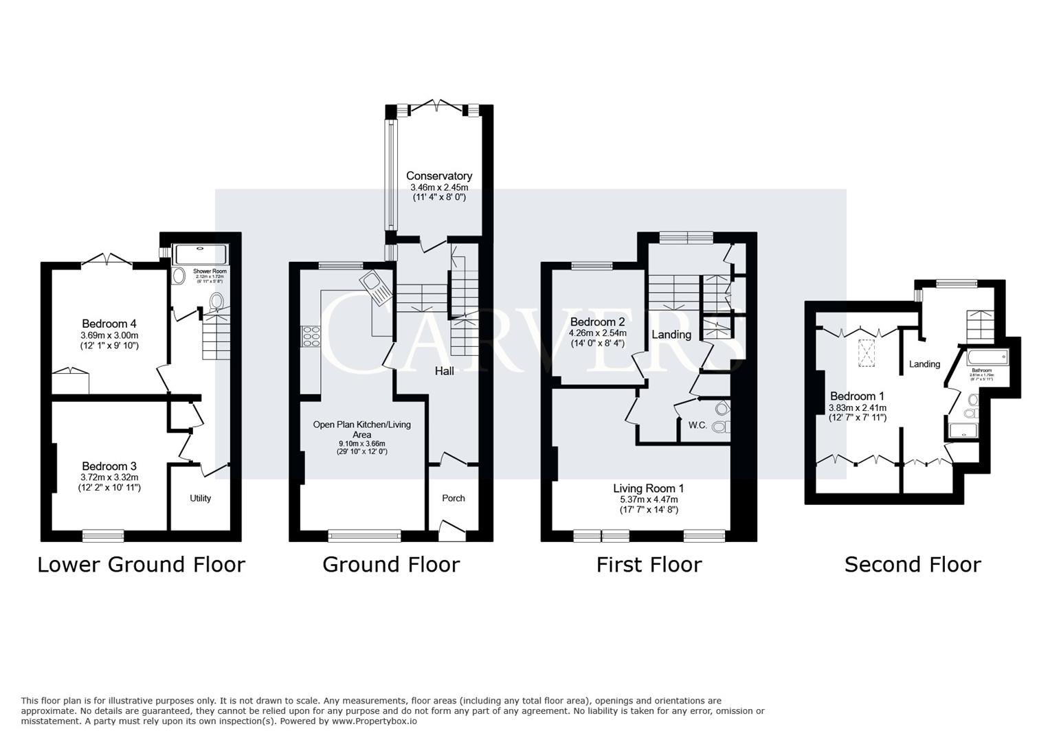 38, Frenchgate, Richmond floorplan