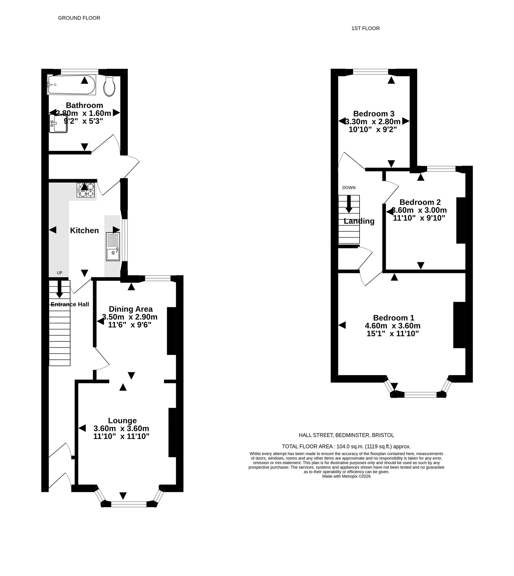 40 Hall Street, BRISTOL floorplan