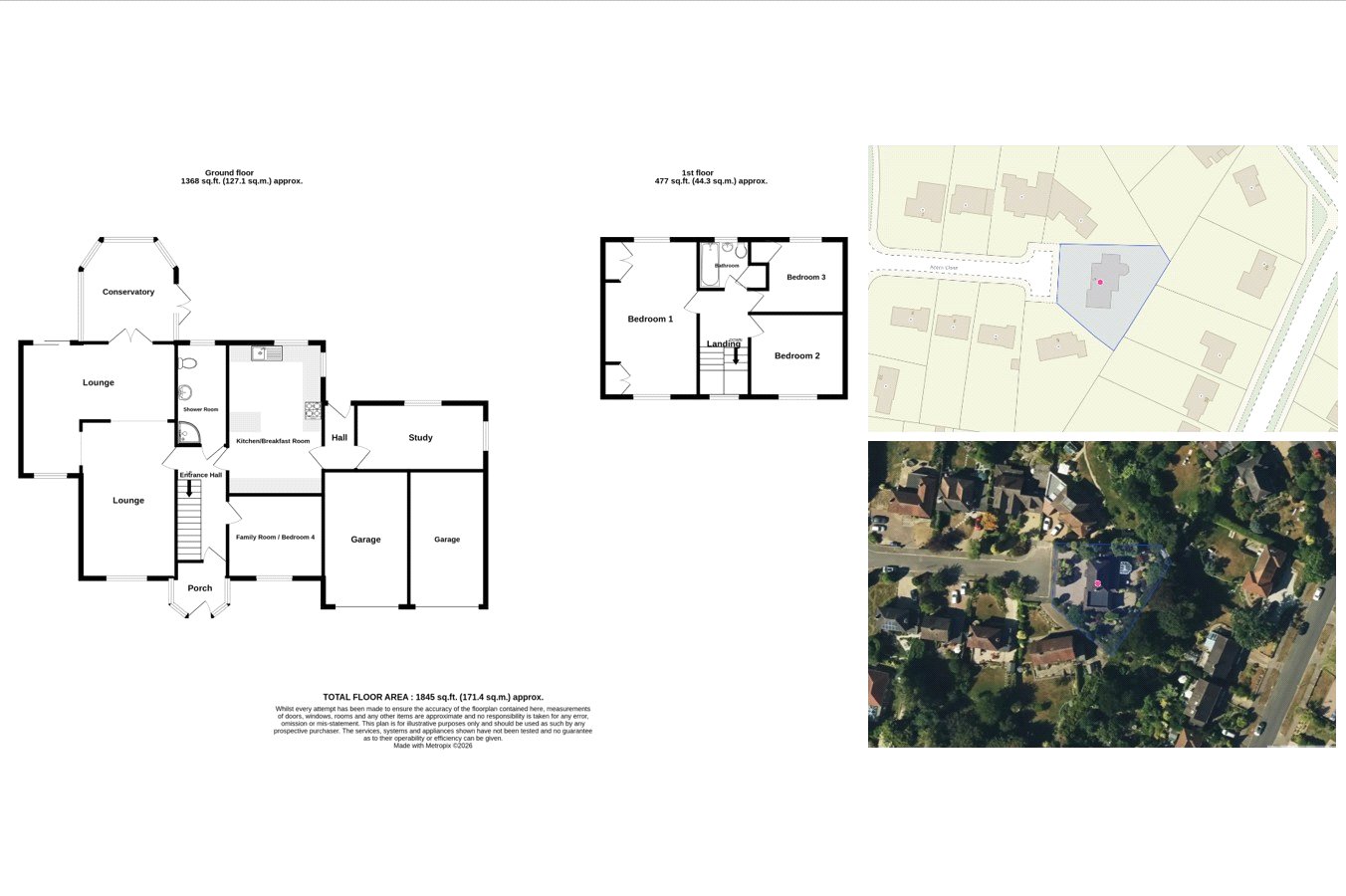 5, Acorn Close, West Sussex floorplan