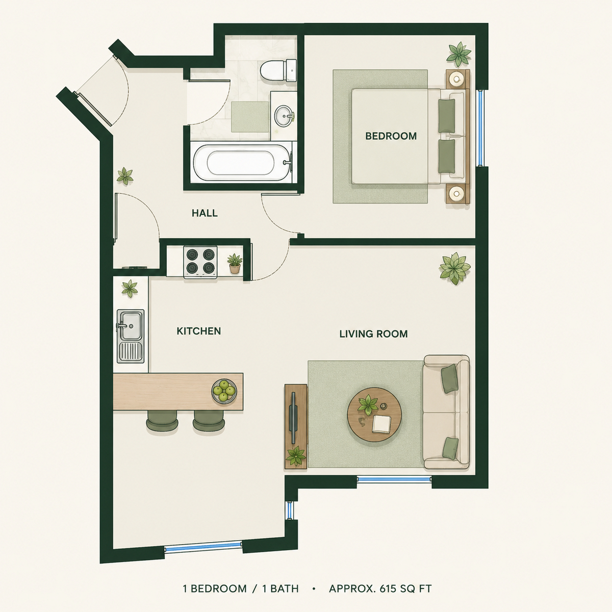 Flat FLAT 23, SOUTH POINT, 374 - 386, Prince Avenue, Westcliff-on-sea floorplan