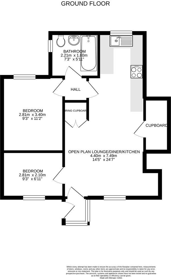 5, Kestrel Close, Helston floorplan