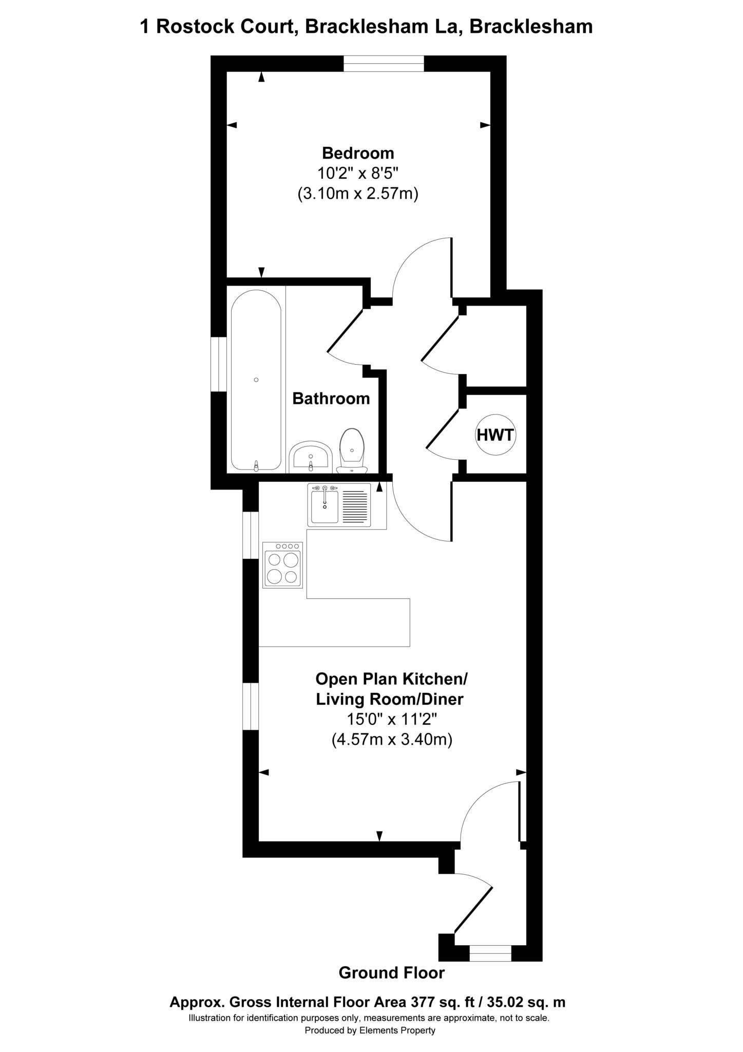 1, Rostock Court, Bracklesham Lane, Chichester floorplan
