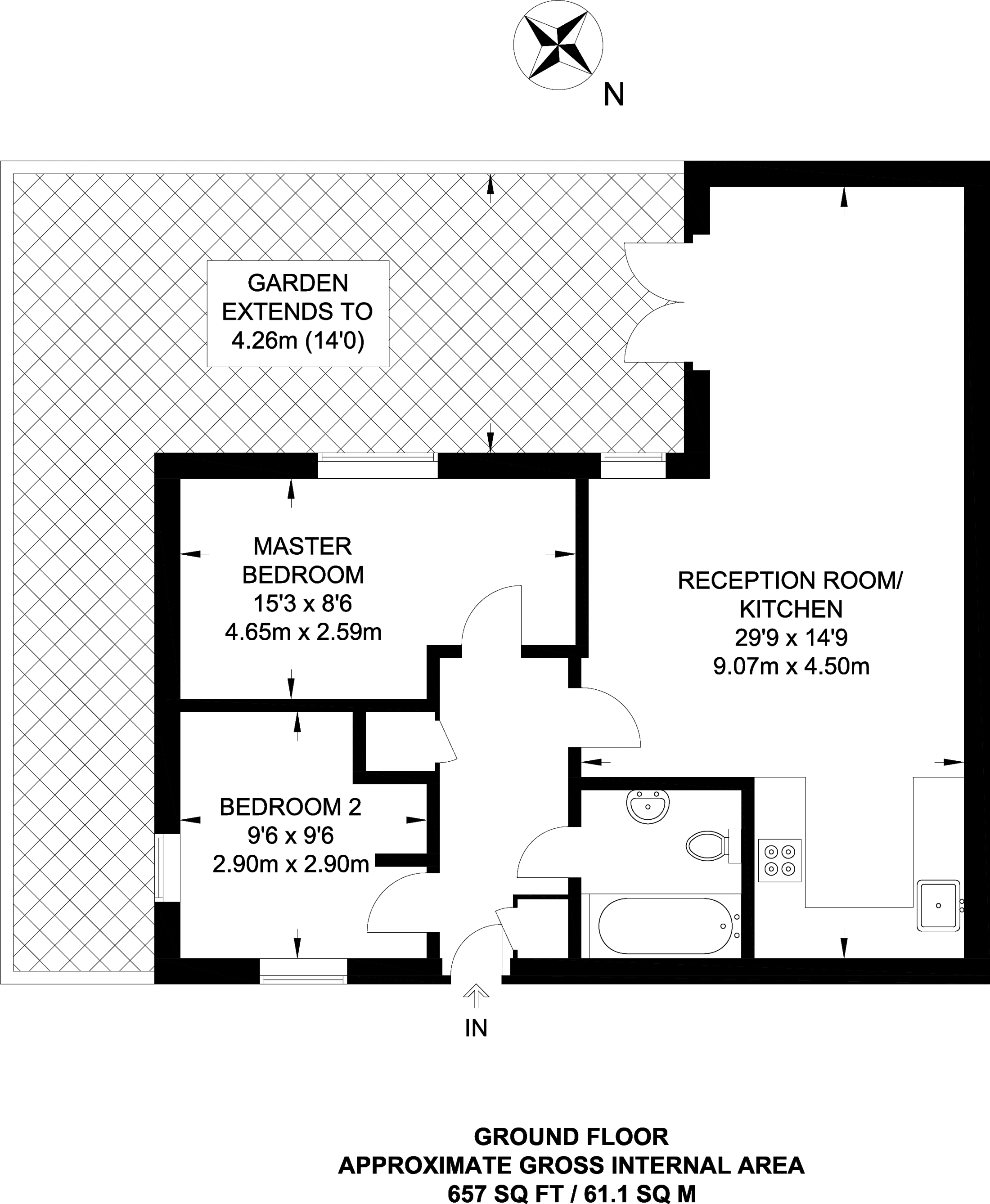 2 Bedrooms Flat for sale in Western Road, Mitcham CR4