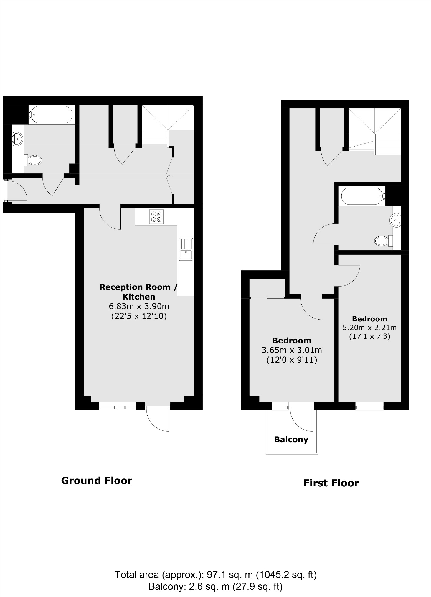 Blue Anchor Lane, London floorplan