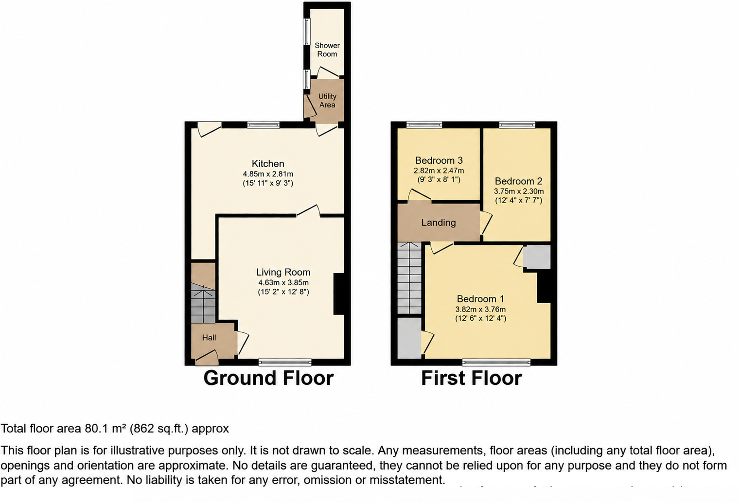 67, Low Row, Barnsley floorplan