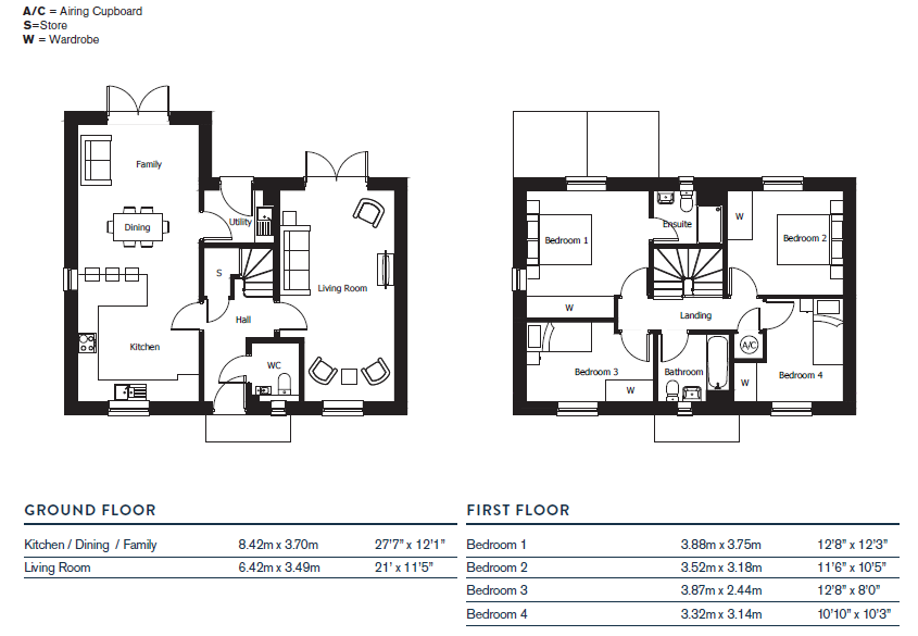 Plot 46 (Kedleston), Hunston Road, Bury St. Edmunds floorplan