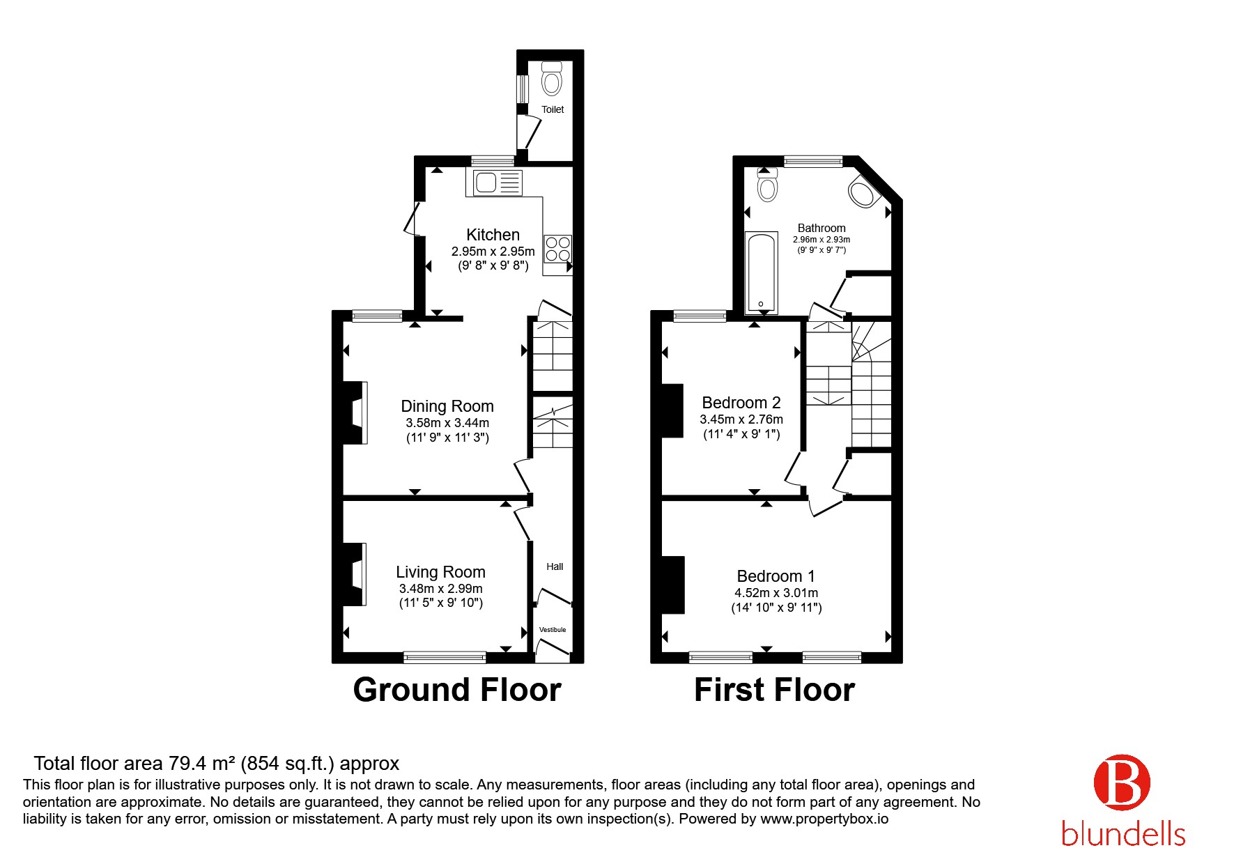 17, Midland Street, Sheffield floorplan