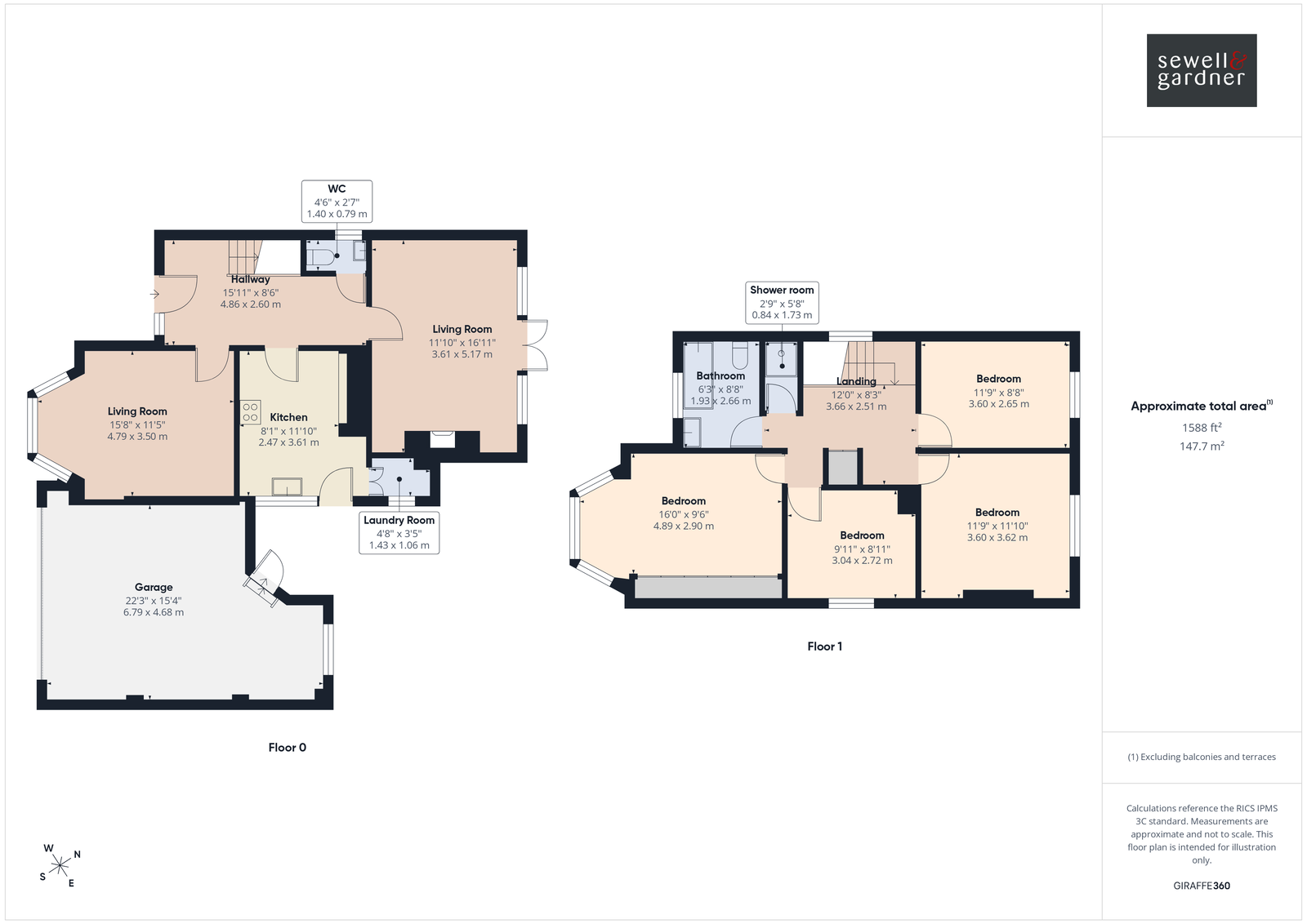 34, Pheasants Way, Rickmansworth floorplan