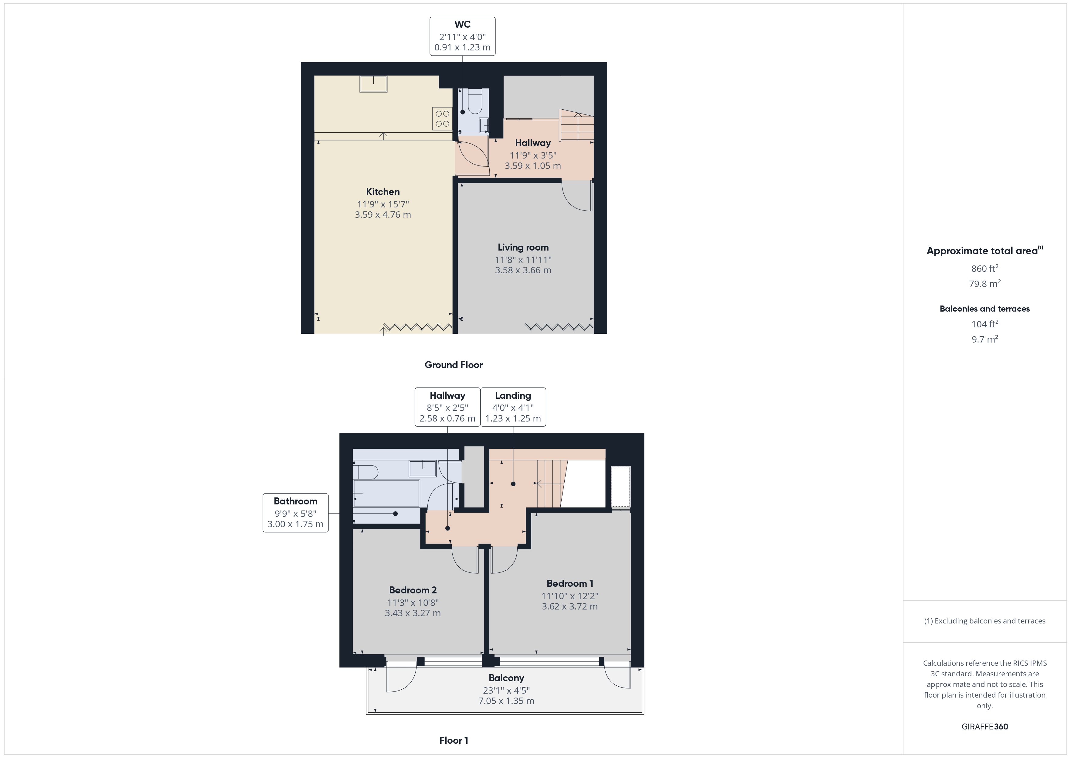 Vere Road, Brighton floorplan