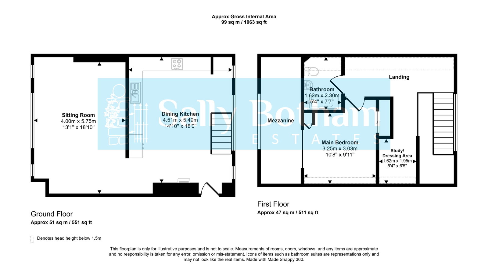 Old School Close, Matlock floorplan