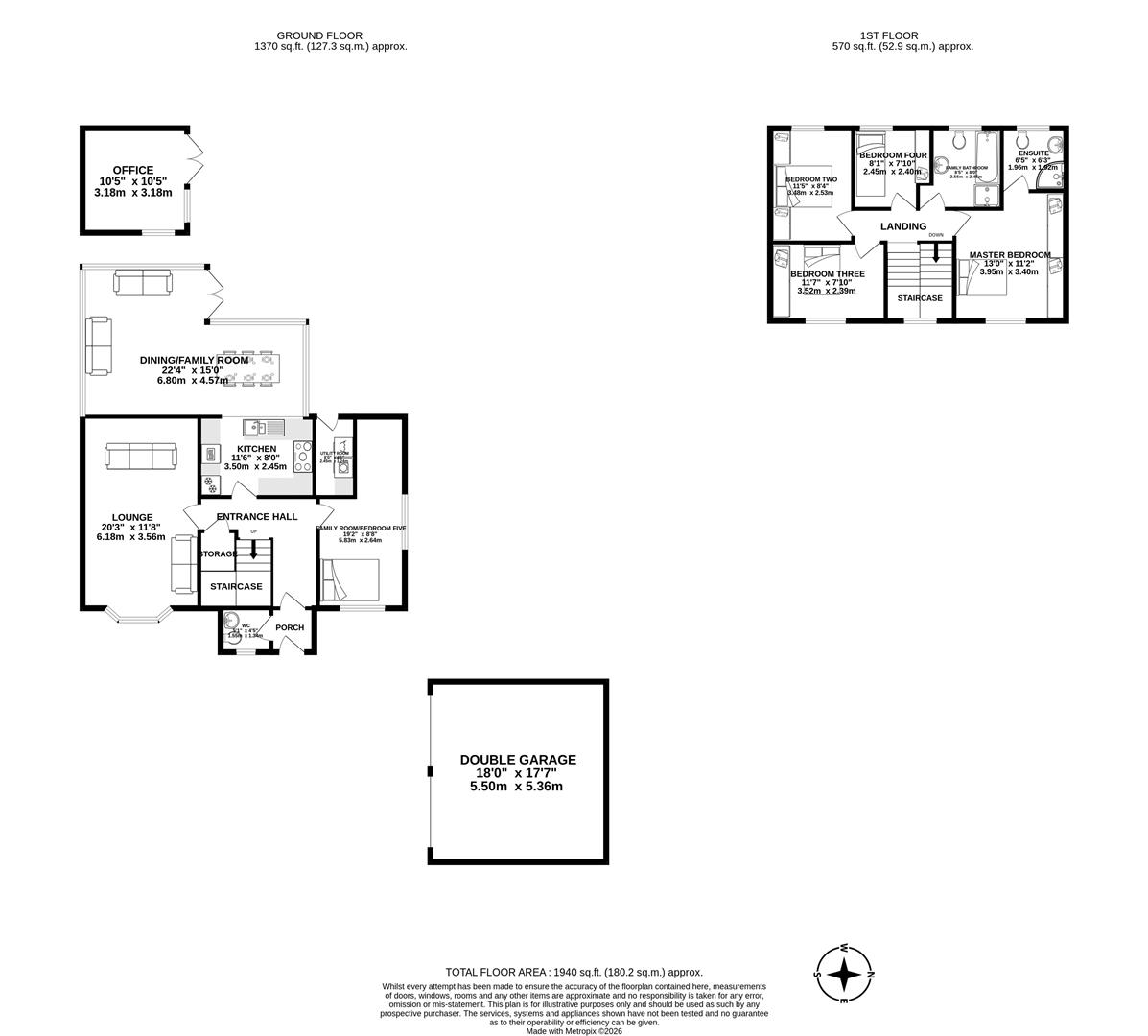 6, The Cloisters, Leyland floorplan