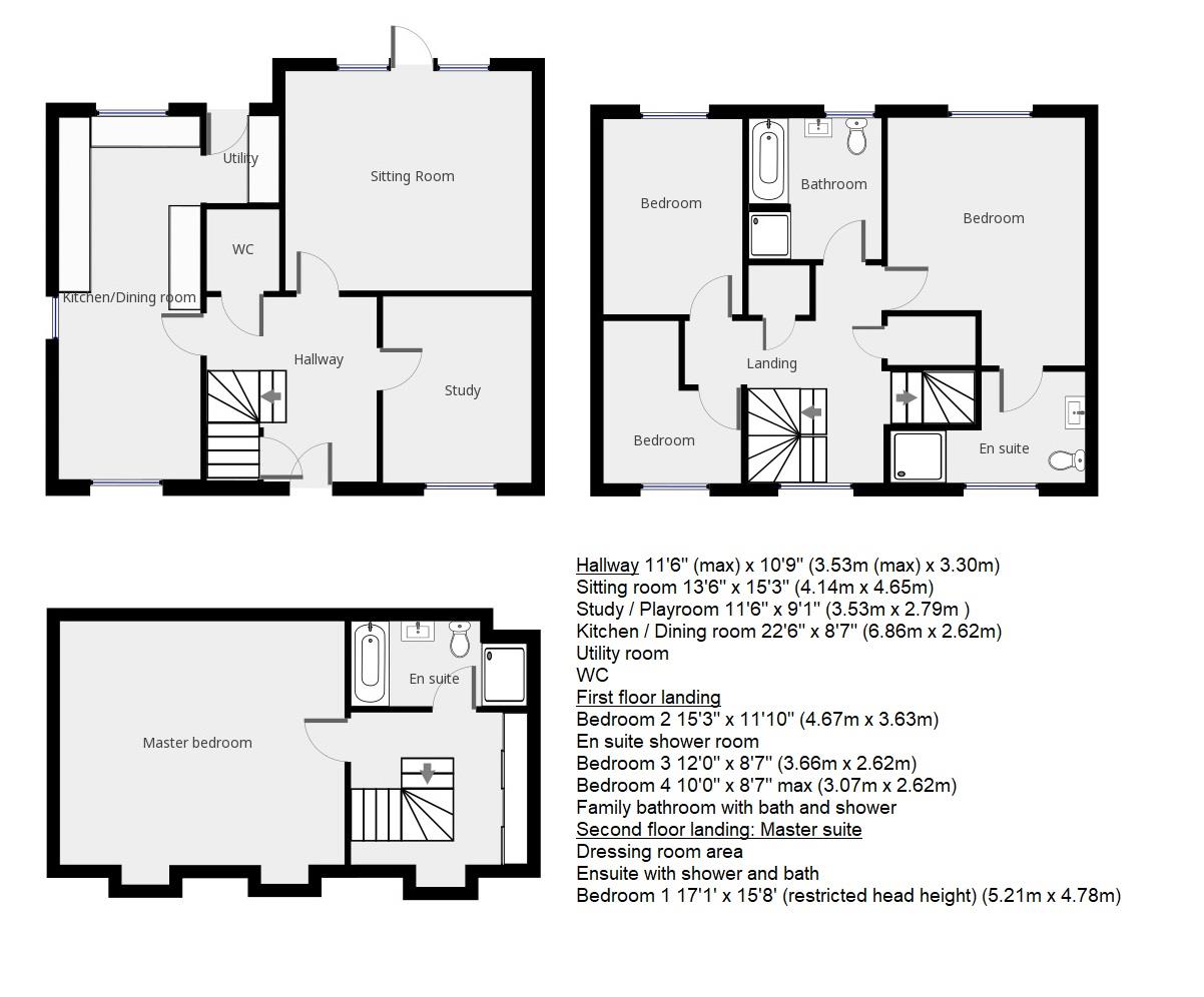 4 Bedrooms Detached house for sale in Burgattes Road, Little Canfield, Dunmow CM6