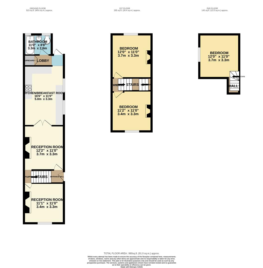 54, Prospect Road, Woodford Green floorplan