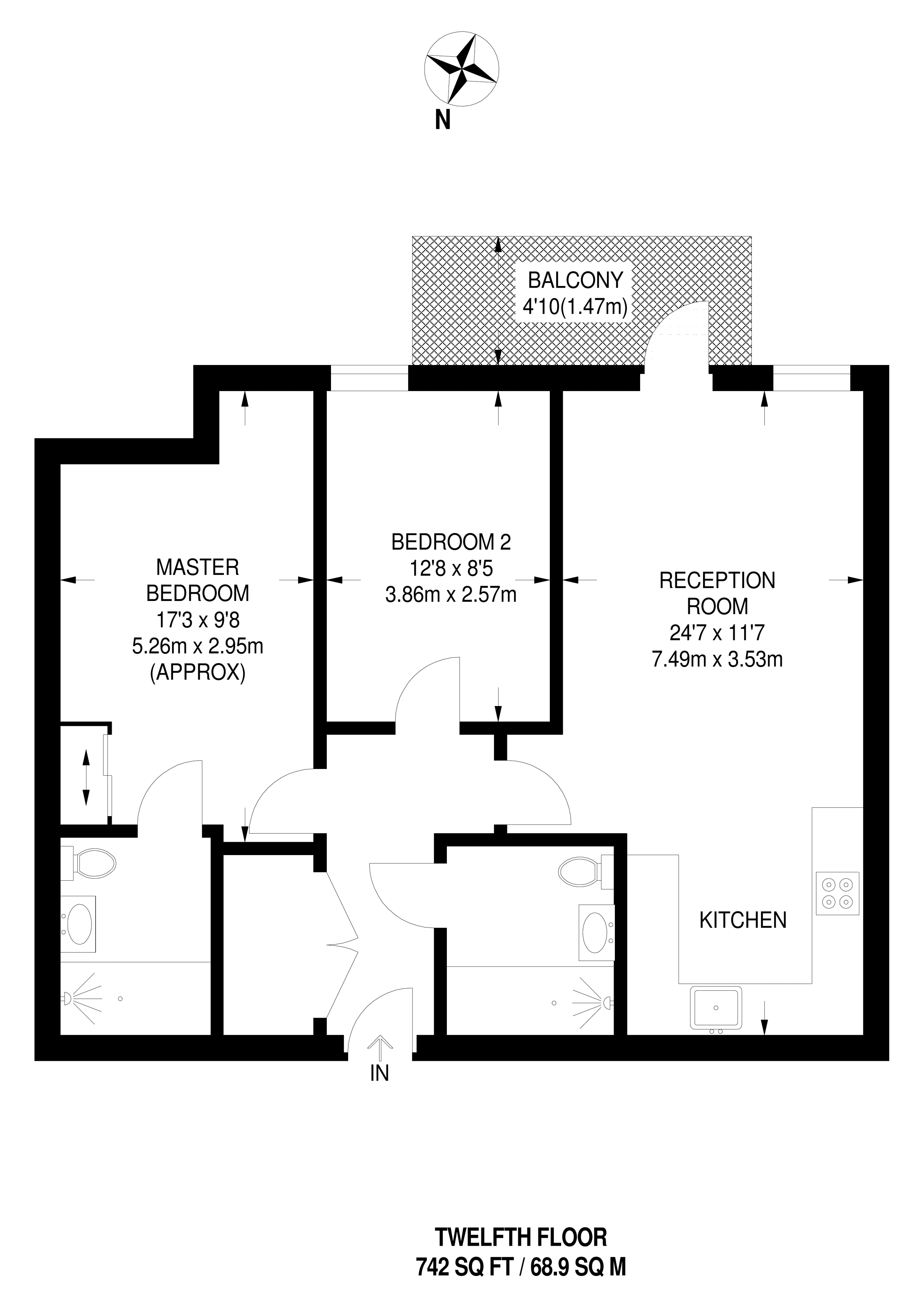 2 Bedrooms Flat for sale in High Road, Wembley Park HA9
