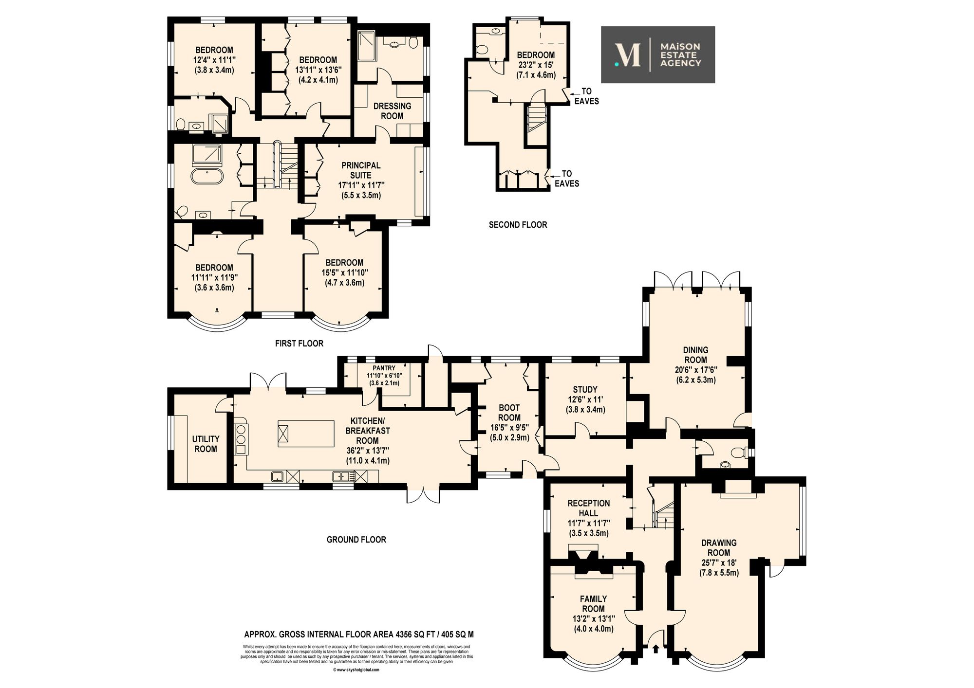 Oaklands Newnham Road, Hook floorplan