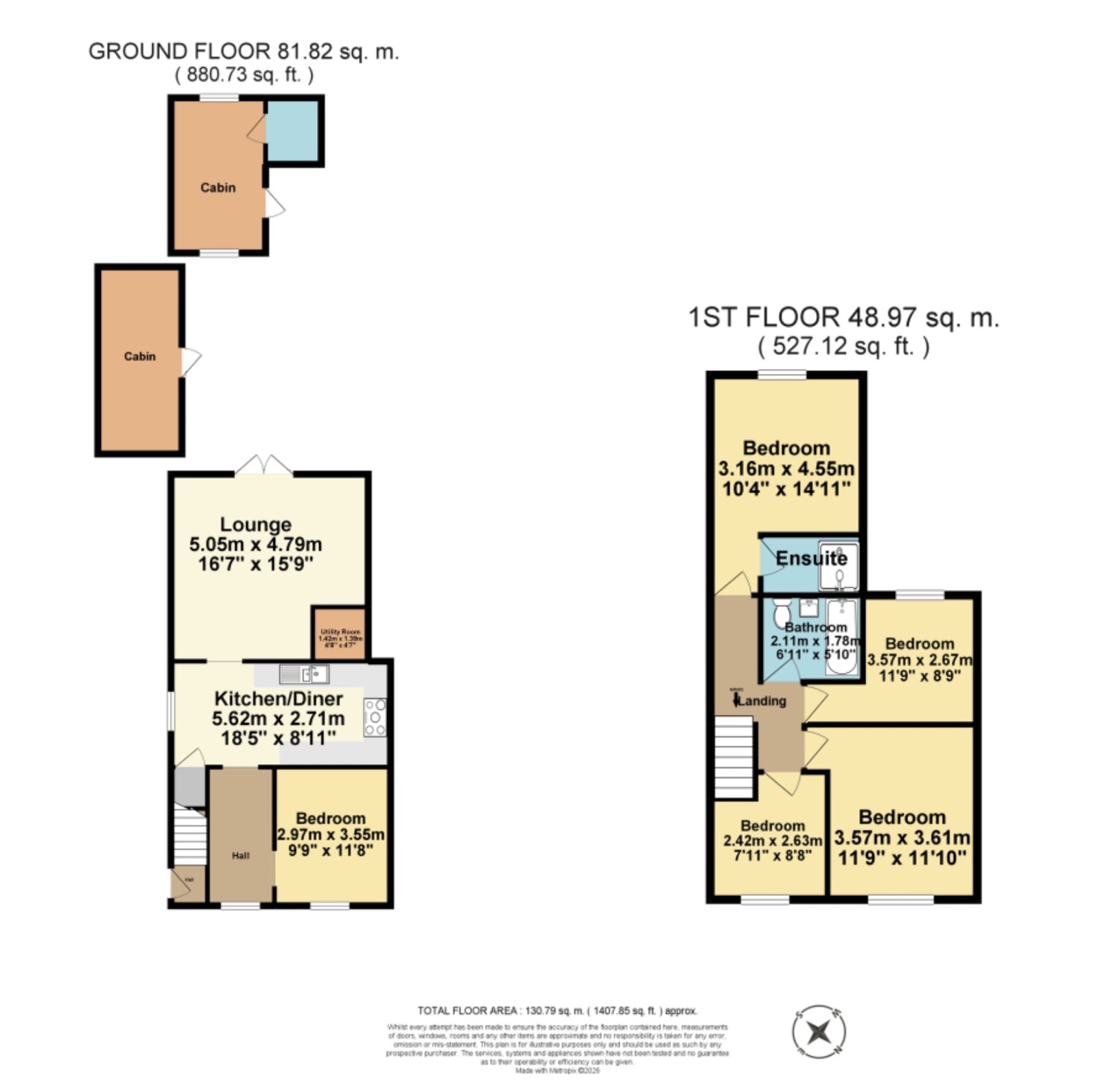 7, North Way, Deal floorplan