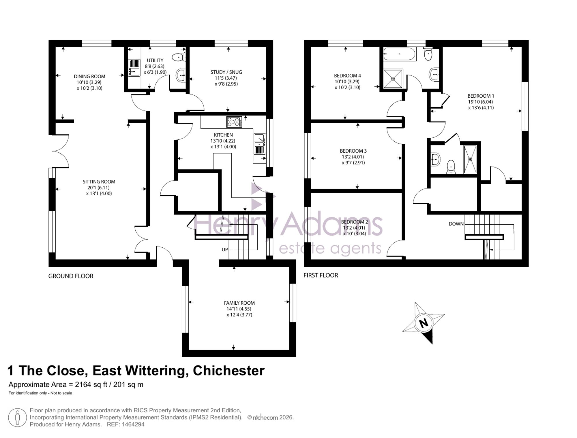 1 The Close, Chichester floorplan
