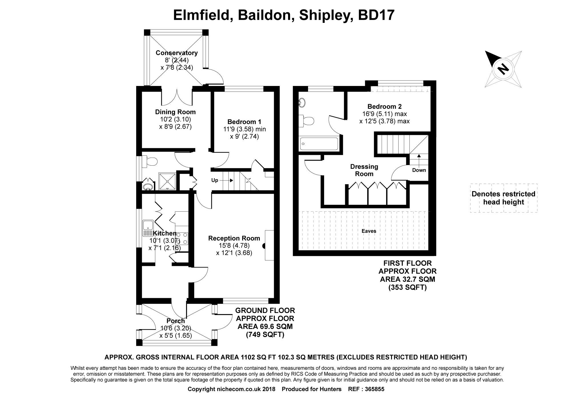 2 Bedrooms Semi-detached house for sale in Elmfield, Baildon, Shipley BD17