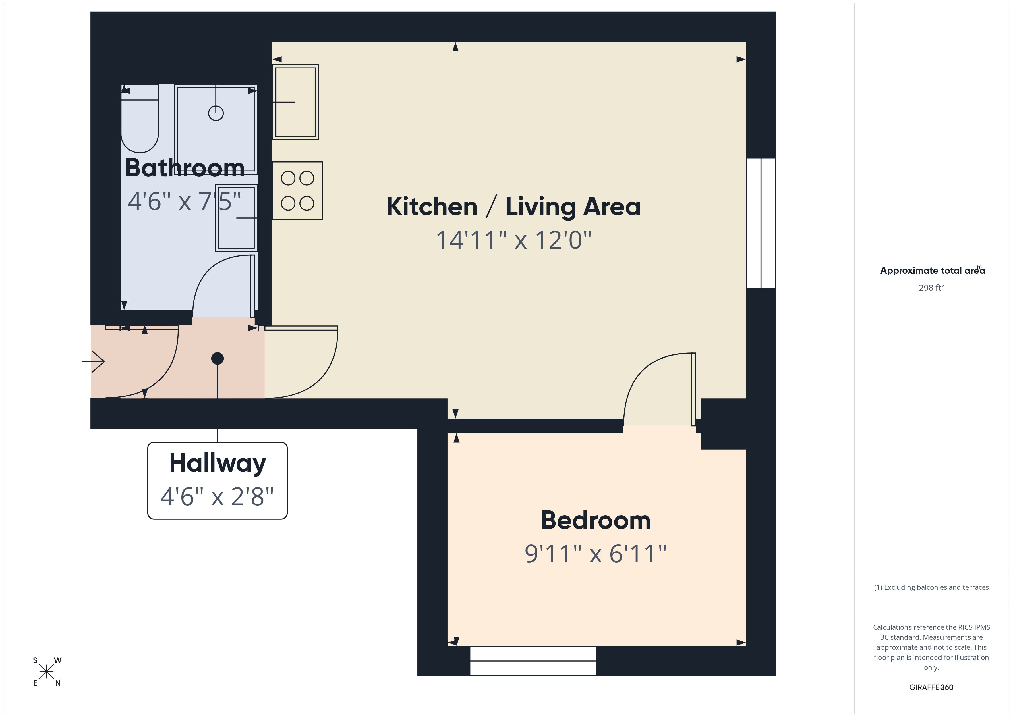 40, Tavistock Court, Carrington, Nottingham floorplan