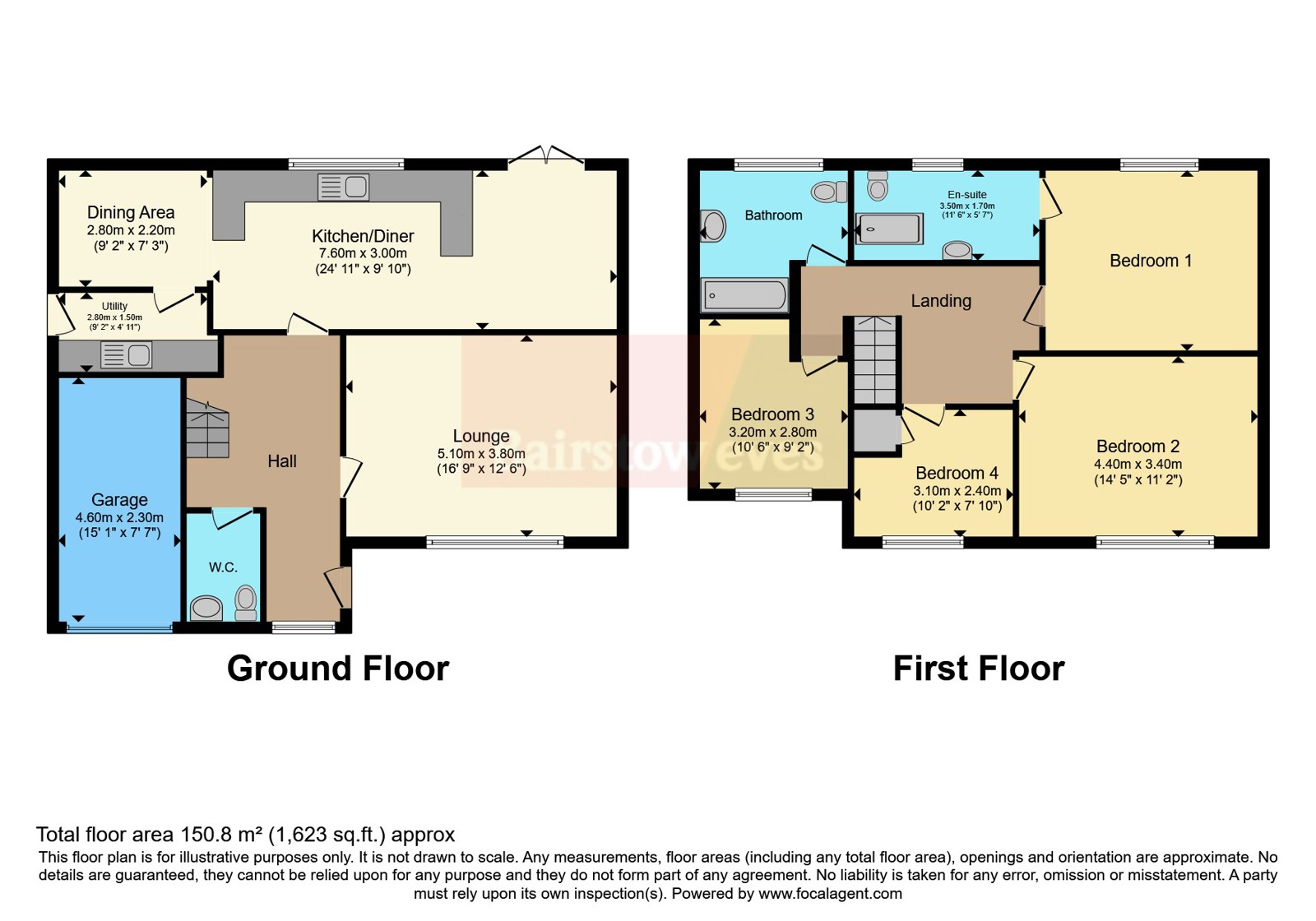 1, Portland Park Close, Nottingham floorplan