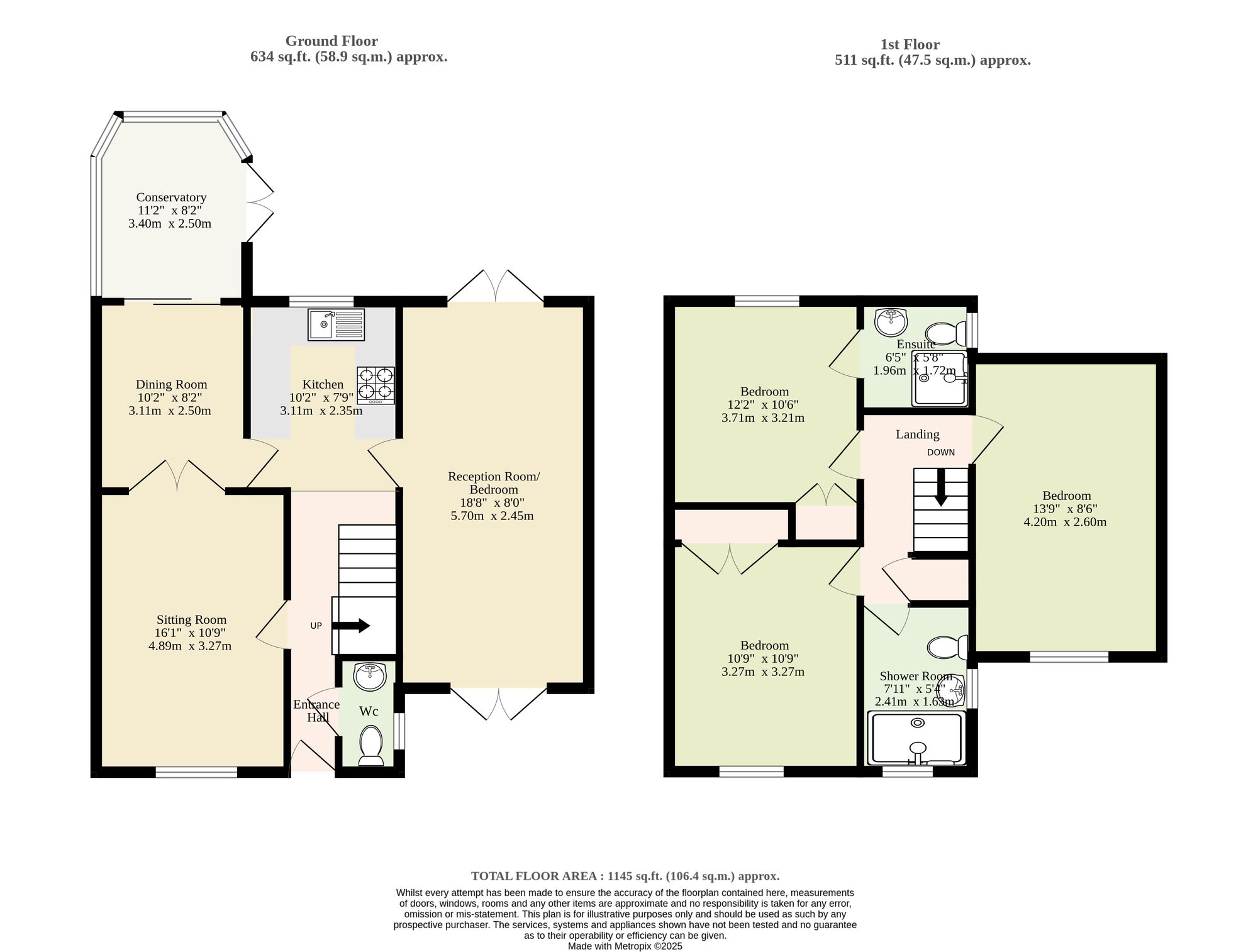 7 Blackthorn Close, Diss floorplan