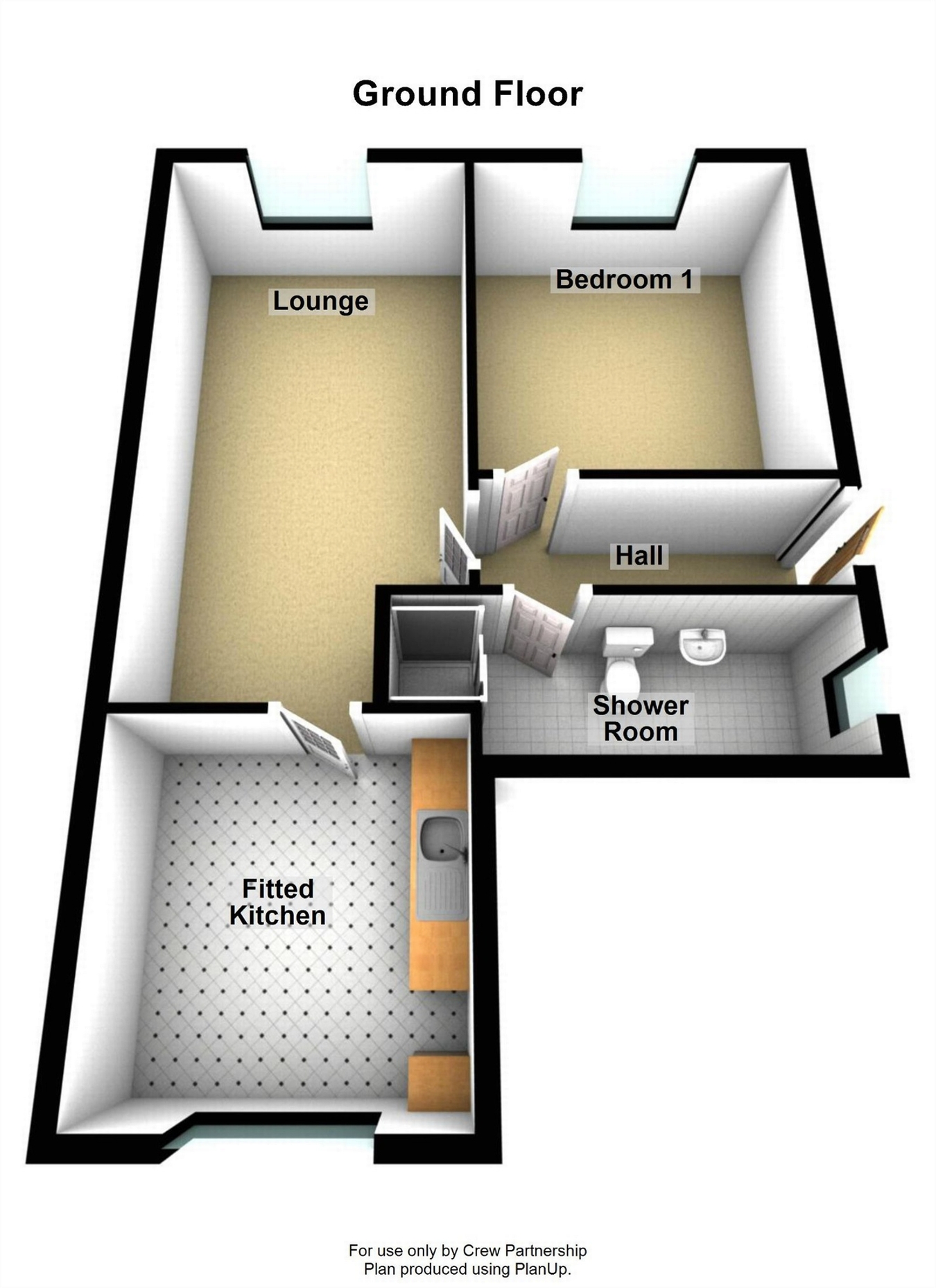 1 Bedrooms Flat to rent in 286 Shobnall Road, Burton-On-Trent, Staffordshire DE14